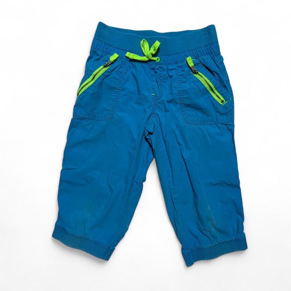SO Authentic Heritage Girls Blue Capri Crop Cargo Pants Size 8
